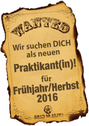 Praktikant gesucht!